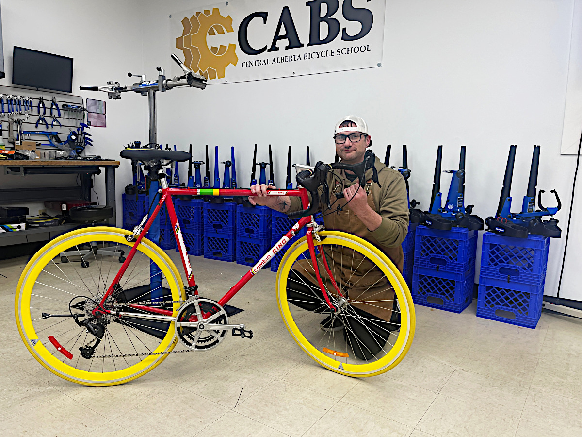 CABS Grad with his class build